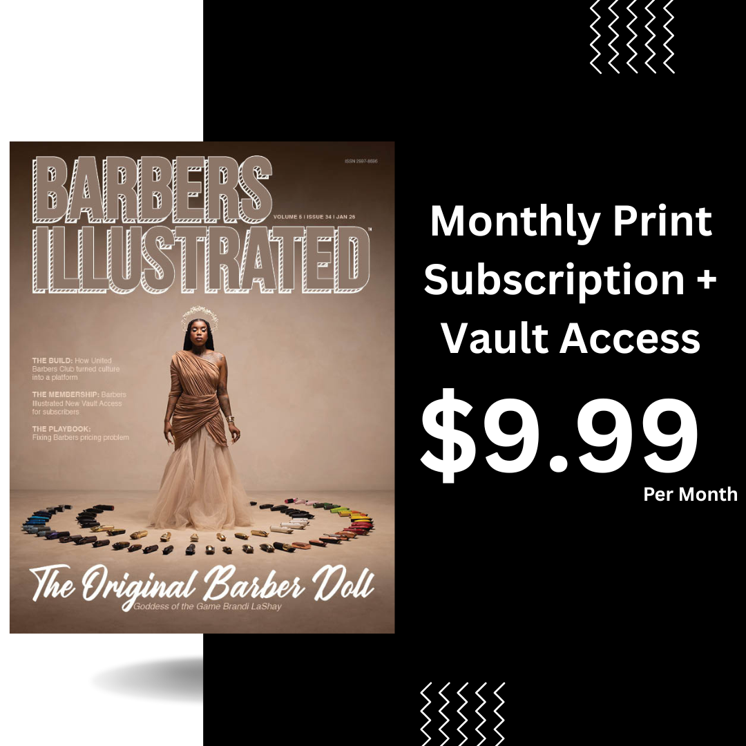 Barbers Illustrated Monthly Print Membership + Vault Access