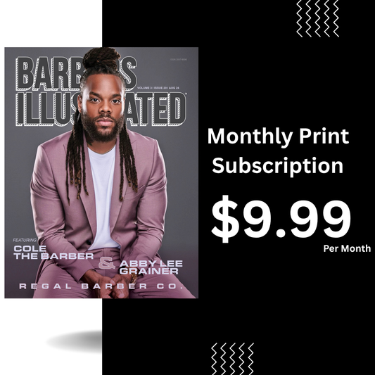 Barbers Illustrated Monthly Print Membership + Vault Access