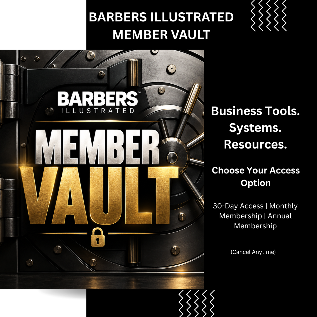 Barbers Illustrated Member Vault Access